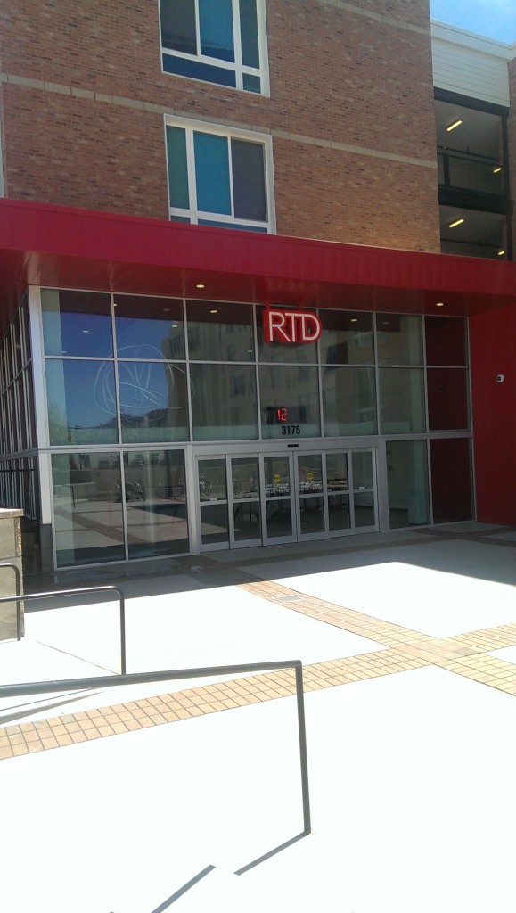 Entrance to the Transportation Center